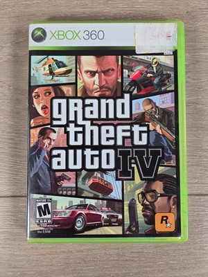 Grand Theft Auto 4 IV (Xbox 360 2008) Complete Map + Manual - Tested