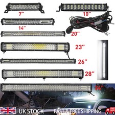 LED Work Light Bar Spot Flood Roof Lights Driving Lamp Offroad Car Truck SUV ATV
