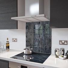 Glass Splashbacks Black Ash Glass and Accessories - Made By Premier Range