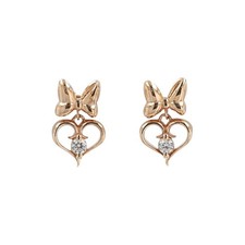 Disney Minnie Silver Earrings with Cubic Zirconia VPRDSW0010