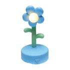 ｜Table Lamp Cute Flower Night Light Portable Desk Lamp Decorative For Office