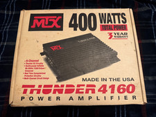 MTX Thunder 4160 Old School 4ch Car Audio Amp...