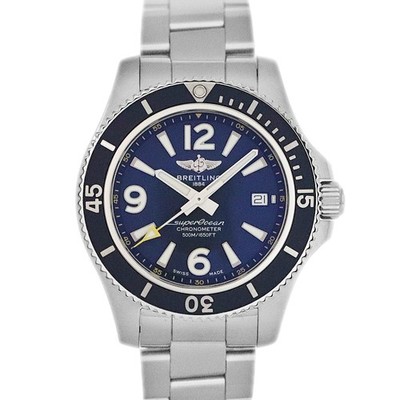 Breitling Superocean A173661A1C1A1 42mm Stainless Steel Blue Dial #KN378