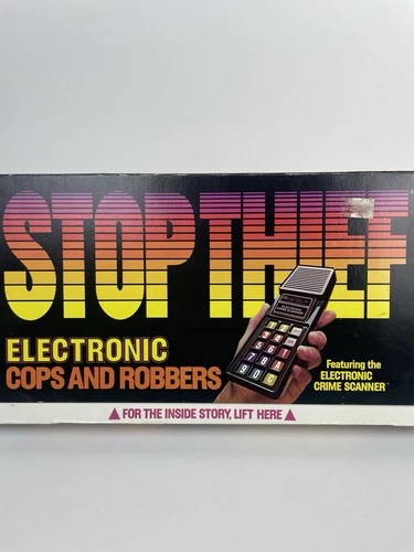 VTG 1979 Stop Thief Board Game by Parker Brothers 100% Complete Scanner Works