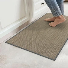 KIMODE Washable Kitchen Rugs, Non Slip Farmhouse Kitchen Rugs 20"X32", Absorb...