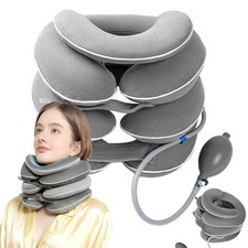 Hals Zugvorrichtung Aufblasbarer Nackenstütze Nacken-Traktionsgerät Halskragen