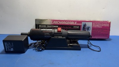 Vintage Sears Craftsman Cordless Rechargeable In-Line Screwdriver 911141