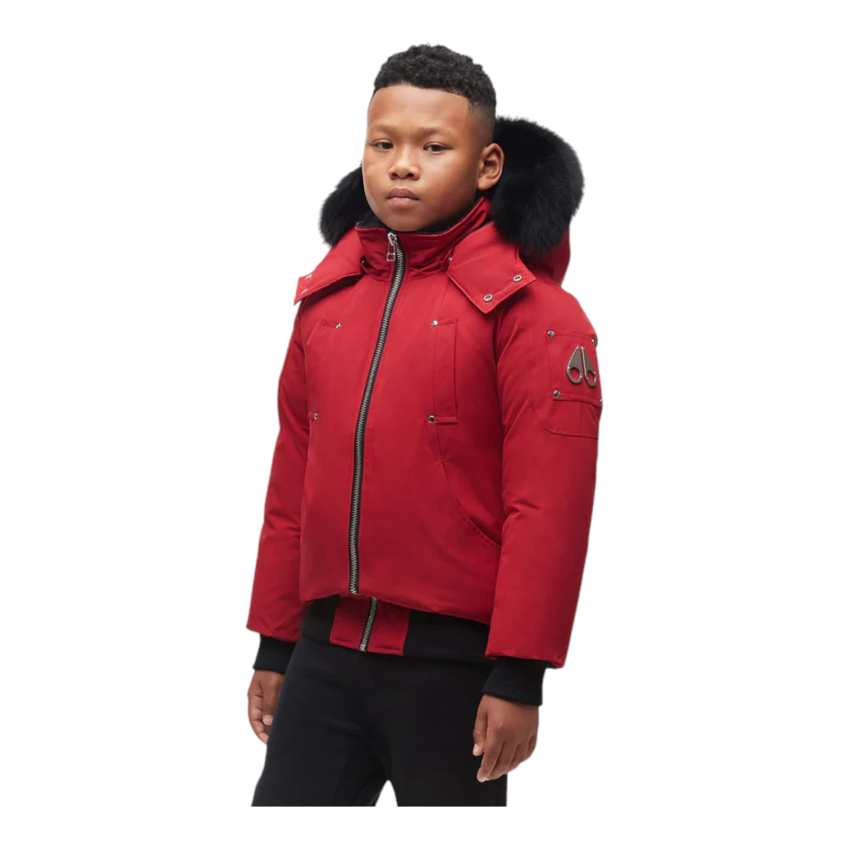 Moose Knuckles Kid's Bomber Jacket MK2633YBB Red - BRAND NEW Moose Knuckles Kid's Bomber Jacket MK2633YBB Red - BRAND NEW