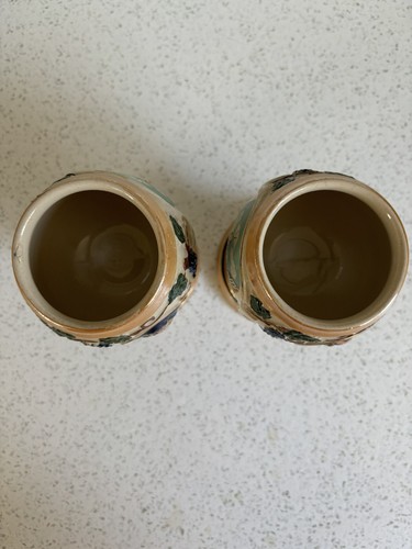 Lotto calici Ansbach Germania in ceramica fatti a mano 5,5" - Foto 4 di 10