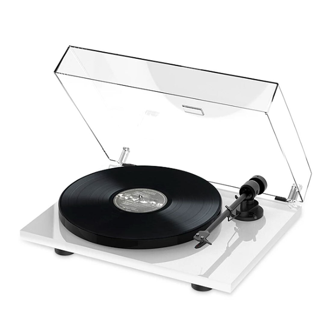 Pro-Ject E1 Phono Manual Two-Speed Turntable Vinyl Record Player White