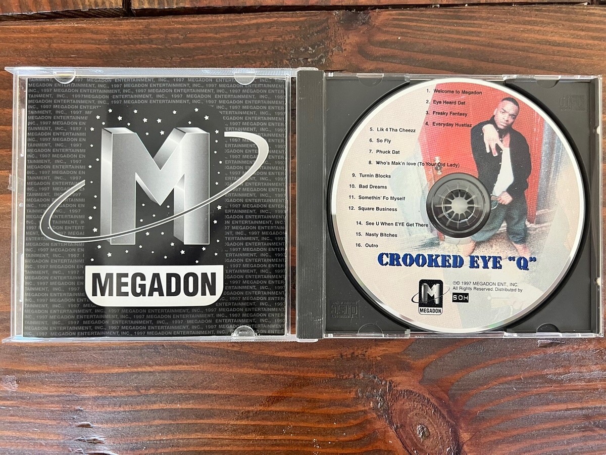 Crooked Eye Q Nashville皿 Crooked Eye Q 1997 Nashville Tennessee Rap Hip Hop CD. Very Rare