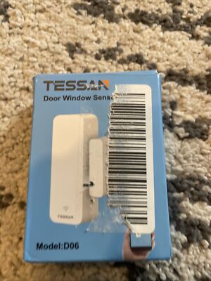Smart Door Sensor 2 Pack, TESSAN WiFi Window Contact Sensor Work/Amazon Alexa