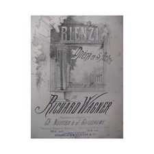 WAGNER Richard Rienzi Opera ca1870