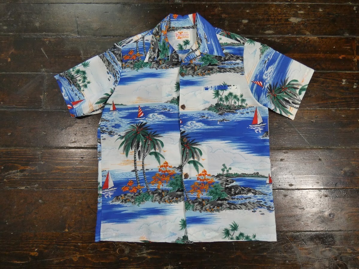 Rare Vintage 70s Men's L/XL Sears Hawaiian Fashions Thin Rare Vintage 70s Men's L/XL Sears Hawaiian Fashions Thin