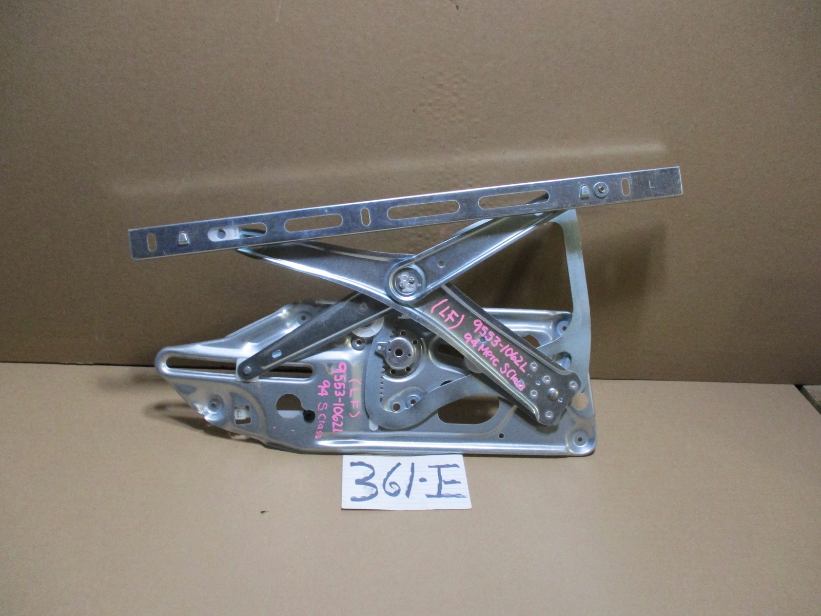 1994 Mercedes-Benz C Class NEW Driver Side Window Regulator W/ NO Motor #361-E