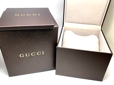 Gucci Watch Box Presentation Brown Cardboard Display Gift  display picture 2