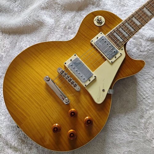 LP E-Gitarre, Lemon Maple Top Tune-O-Matic Brücke - Bild 4 von 5