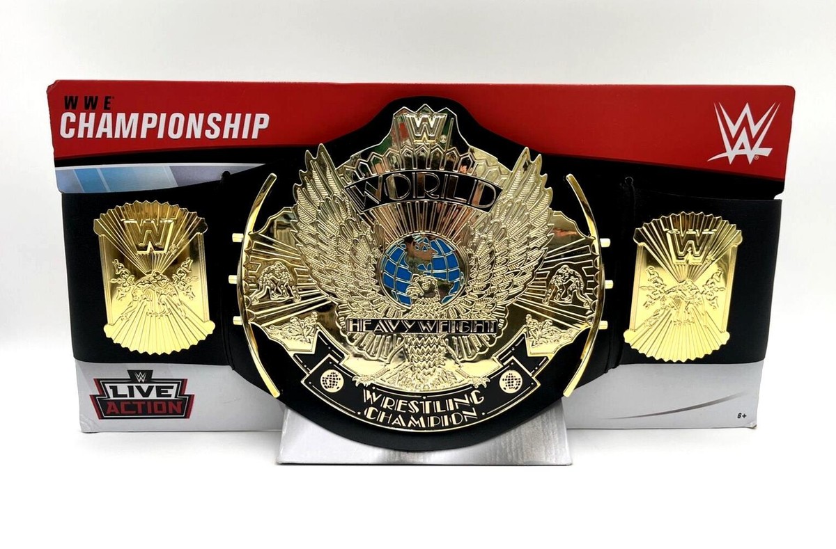 WWE Winged Eagle Championship Belt Mattel Toy Bret Hart