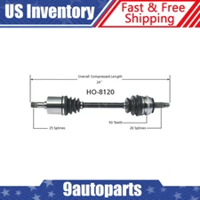 Fits 2001-2005 Honda Civic L4 1.7L Acura EL Manual Front Right CV Axle CV Joint