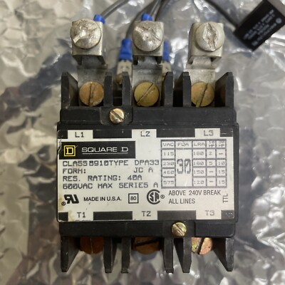 SQUARE-D Class 8910 Type DPA33 600VAC. *With BUSS BM6032SQ