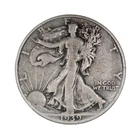 1939 P Walking Liberty Half Dollar 90% Silver 50c Very Good VG Unique US Mint