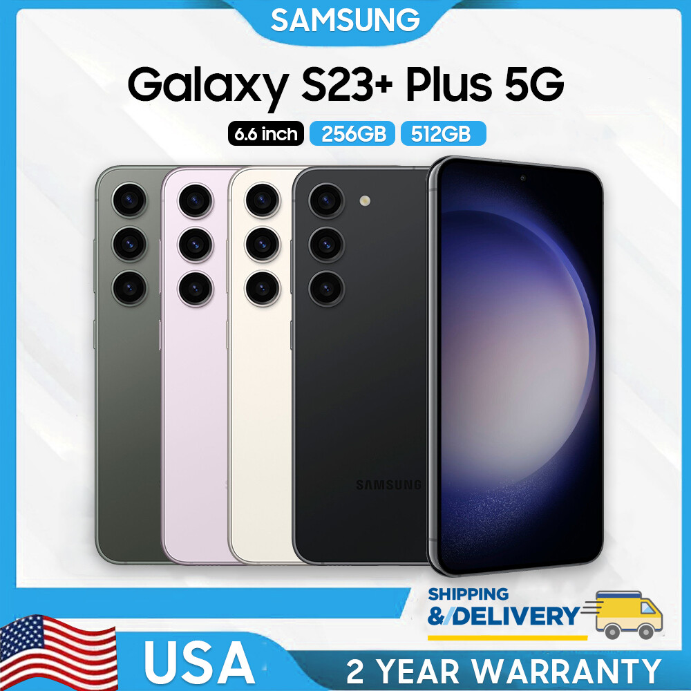 New Samsung Galaxy S23+ PLUS 5G 256GB/ 512GB SM-S916U Factory