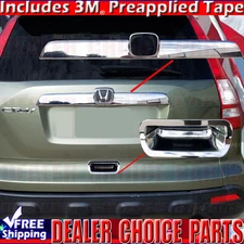 2007 2008 2009 2010 2011 HONDA CRV CR-V Chrome Tailgate Handle COVERS Top+Bottom