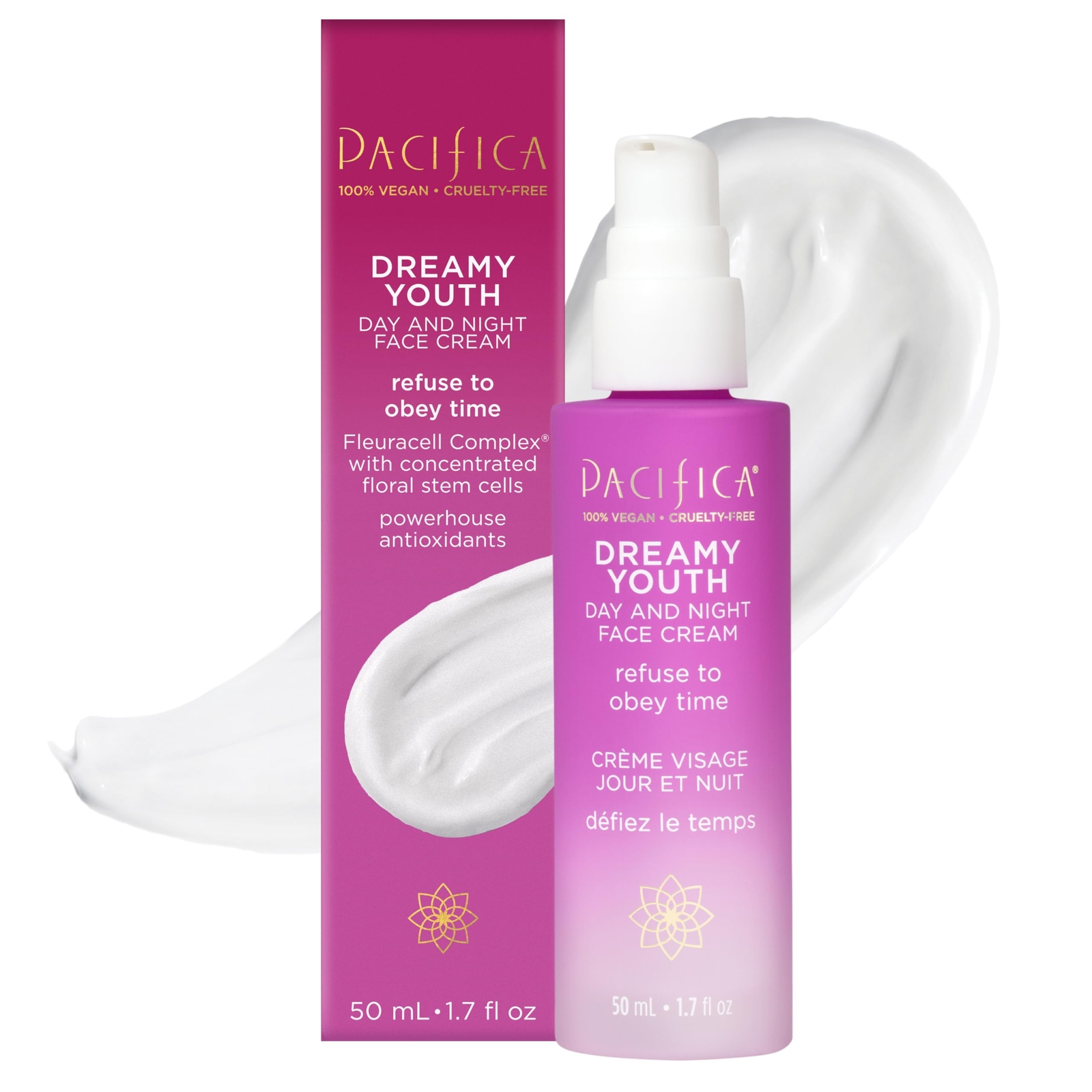 Pacifica Face Moisturizer Lotion - Dreamy Youth Day & Night Face Cream Daily ...