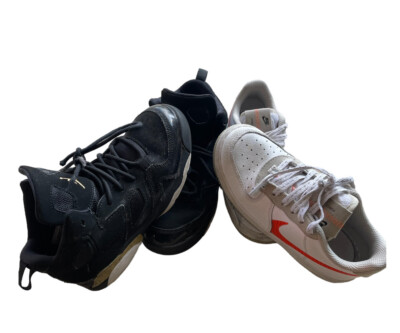 2Pair of Jordans!! See Pics 2Pair Kids Jordan Retro 14 and Nike Force 1 size 1y-12C  main image 4