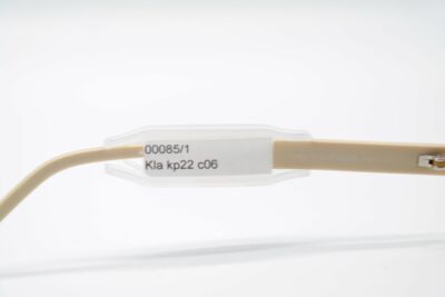 Lunettes Klarens By Optimiz KP22 - Sans Monture - Couleur Beige/Noir - Verres 51[]18 - Branches 140mm - Neuves