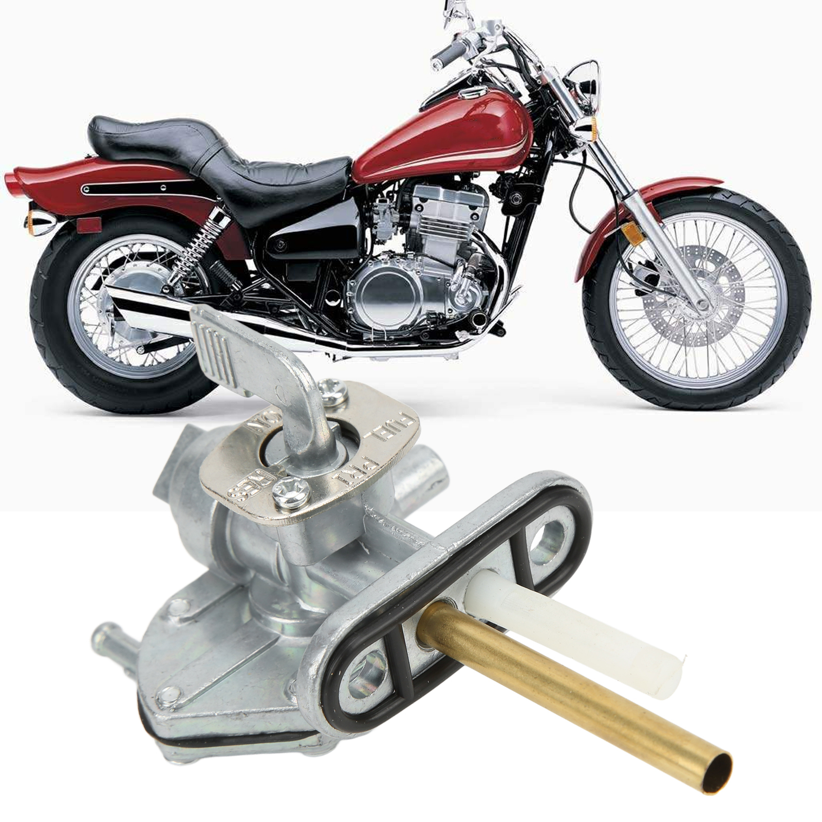 Fuel Tank Petcock 44300‑40B00 ON PRI RES Aluminium Alloy Rustproof for