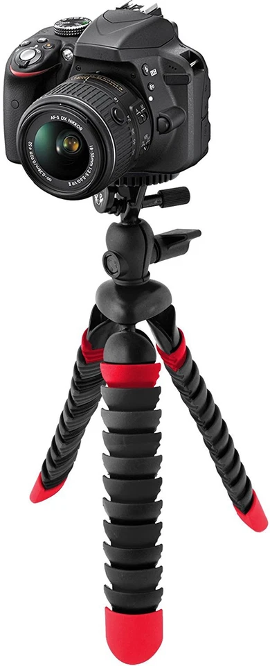 12" PRO FLEXIBLE TRIPOD WITH QUICK RELEASE FOR CANON EOS REBEL T3 T3I T4 T5 T6 - Image 2 of 4