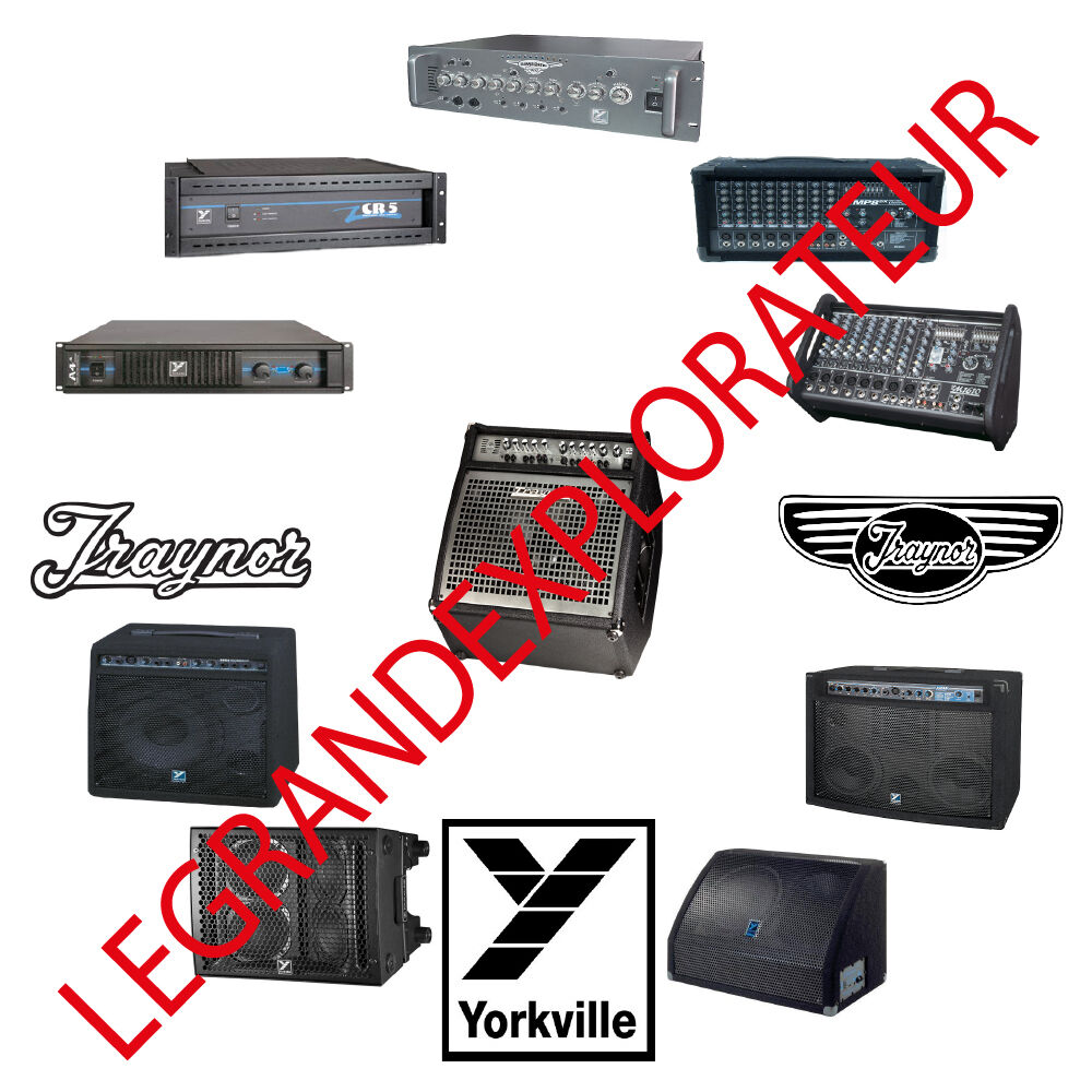 Ultimate Yorkville Traynor Audio Repair Service Schematics Manua
