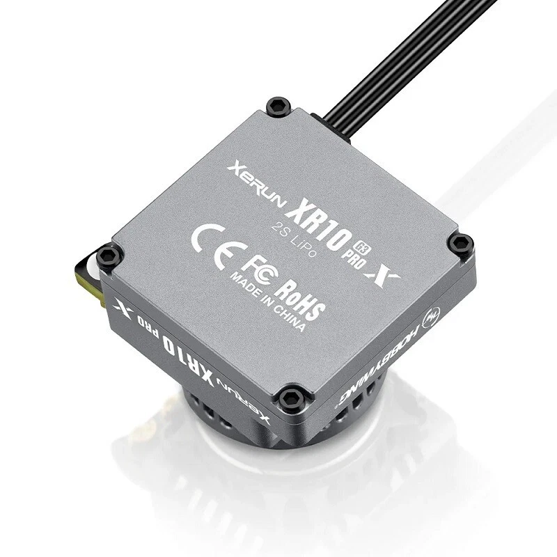 Hobbywing Xerun XR10 Pro G3X Stock Spec 1/10 160A Sensored Brushless ESC Grey - Image 3 of 3
