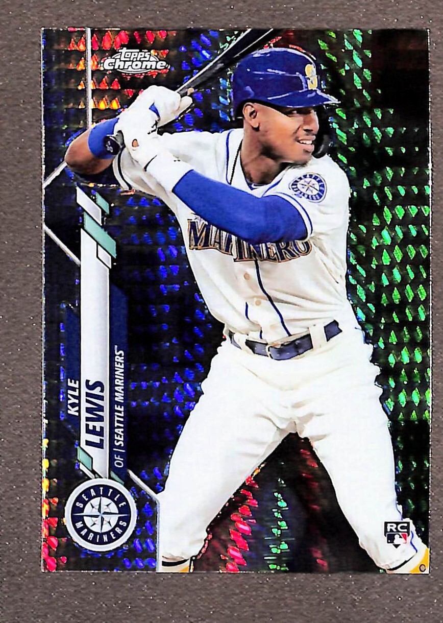 2020 Topps Chrome Prism Refractor Rookie #186 Kyle Lewis