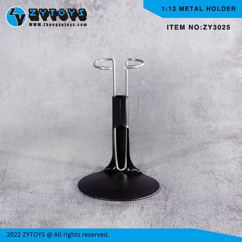 ZYTOYS 10 PCS 1/12 Scale Black C-Type Display Stand For 6" Action Figures