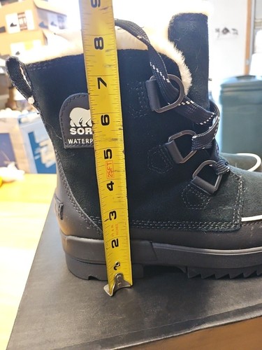 Botas de Invierno Sorel Tivoli IV WP, Para Mujer Talla 9 M, Negras NUEVAS - Imagen 8 de 8
