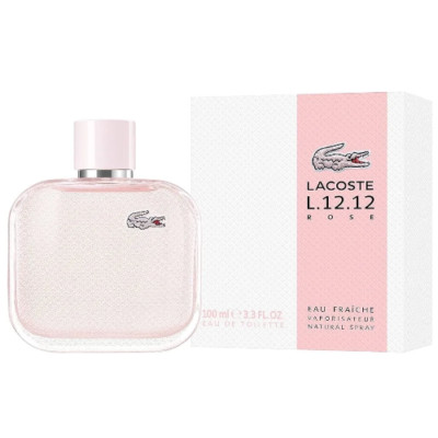 Lacoste L.12.12 Rose Eau Fraiche 3.3 oz EDT Perfume for Women New In Box