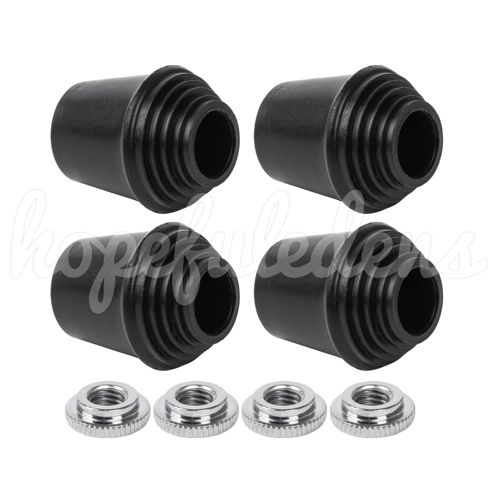 4pcs Black Rubber Bass Drum Threaded Feet Replacement for Gretsch, Tama eBay