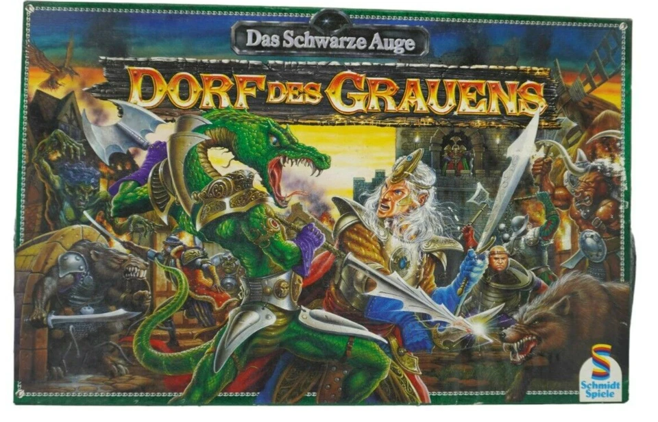 Dorf des Grauens Ersatzteil Leerkarton Das Schwarze Auge DSA