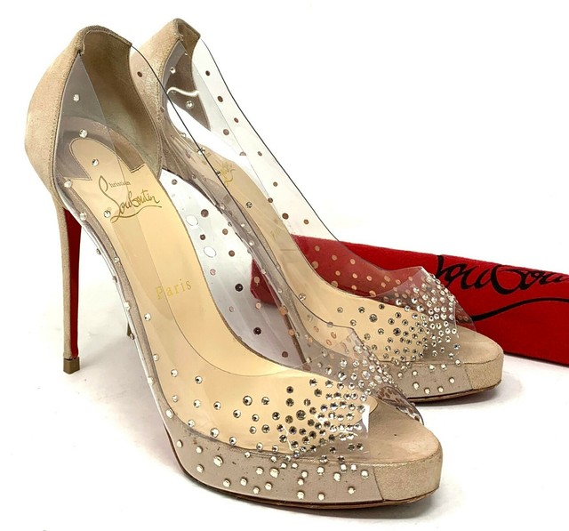 louboutin open toe heels