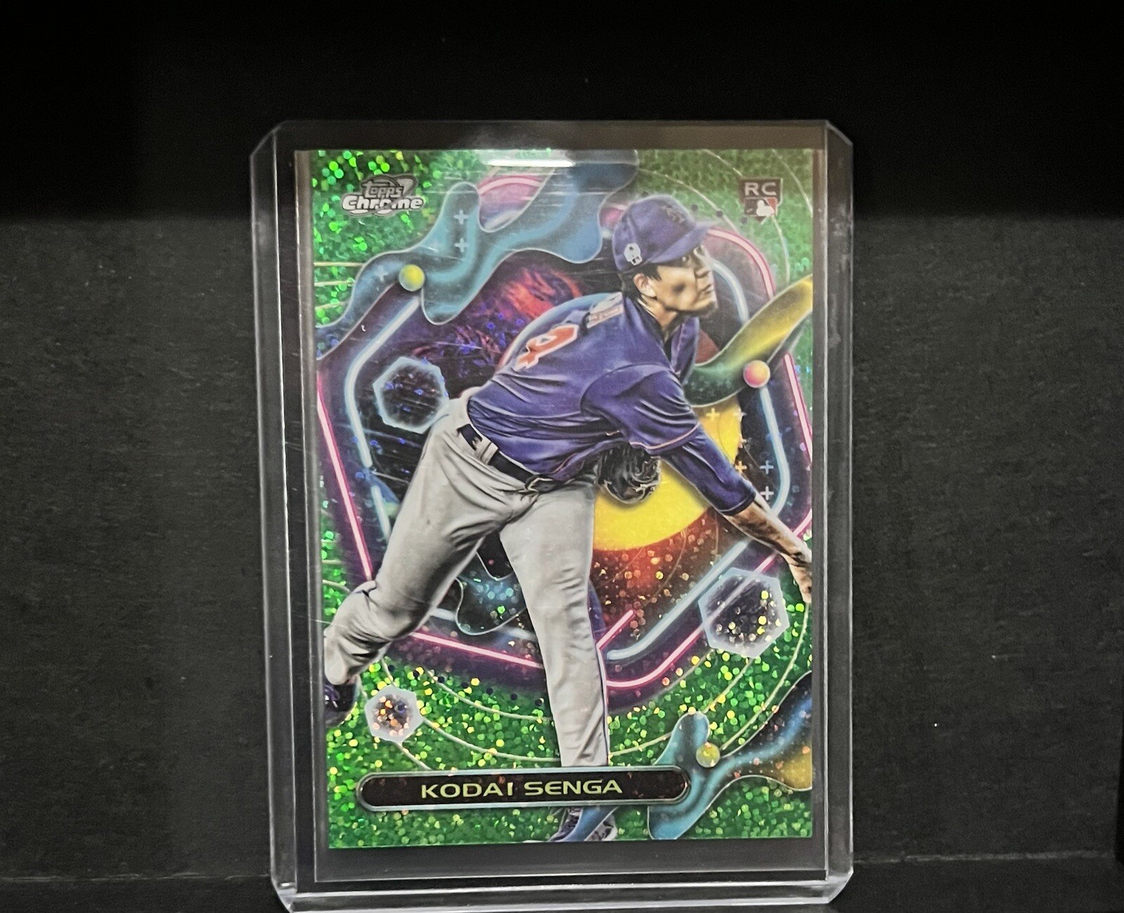 2023 Topps Cosmic Chrome Kodai Senga Rookie Green Refractor /75