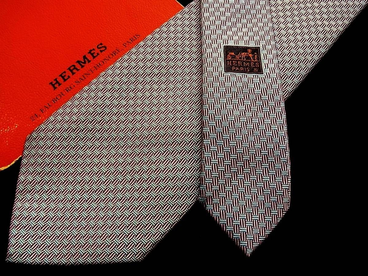 HERMÈS Cravatta uomo HERMES Francia vera seta cravatta abito classico lusso multicolore Y140