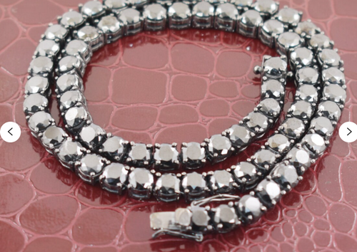 Derek Jeter Black Diamond Necklace 