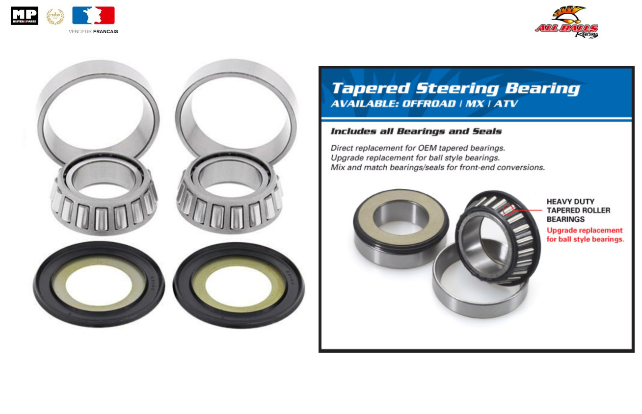 Roulements de colonne de direction 22-1062 pour moto classique Ducati SS 750