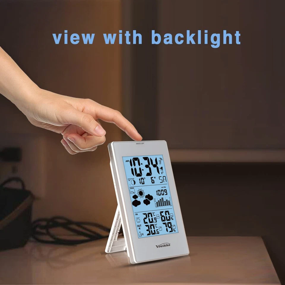  Weather Station with MSF Radio Control Clock ( UK Version )  indoor  / outdoor  - Image 4 of 4