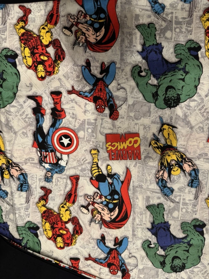 Custom Made Marvel Comics Pillowcases Set of Two Twin Size Pillowcases New NWT - Image 3 of 3