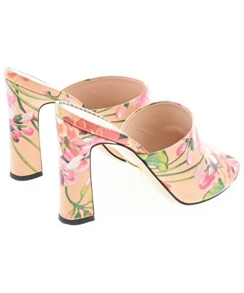 GUCCI Sandals Women's EU36 (approx. 22.5cm) Pink x Beige x White etc. (Floral Pa thumbnail 2