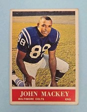 1964 Philadelphia John Mackey Rookie RC #3 Card A. rookie card picture