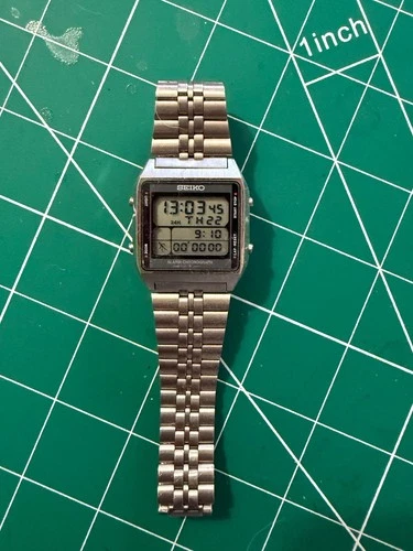Vintage Men's Seiko Digital Alarm Chronograph - Running Man / A714 5060